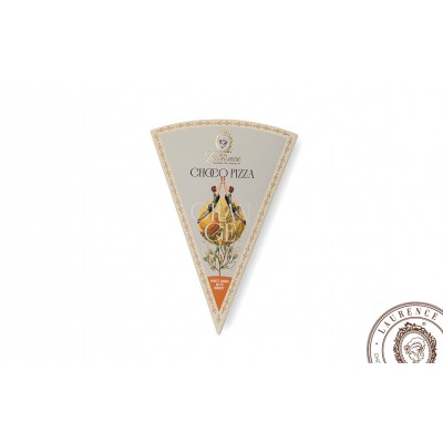 Choco Pizza Λευκή Σοκολάτα με άρωμα πορτοκάλι και μπισκότο 100g - Laurence