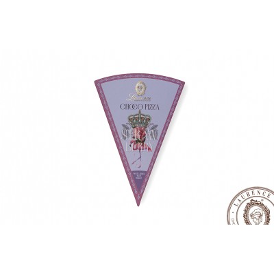 Choco Pizza Λευκή Σοκολάτα με άρωμα φράουλας και μπισκότο 100g - Laurence