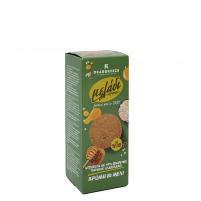 Μπισκότα ΜΕΛΑΔΙ με βρώμη και μέλι- Deargreece 80gr