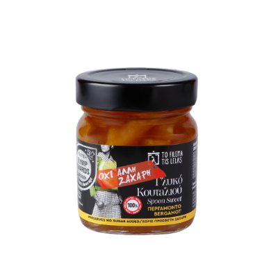 Γλυκό του Κουταλιού Περγαμόντο Χωρίς Ζάχαρη -To filema tis Lelas 240γρ