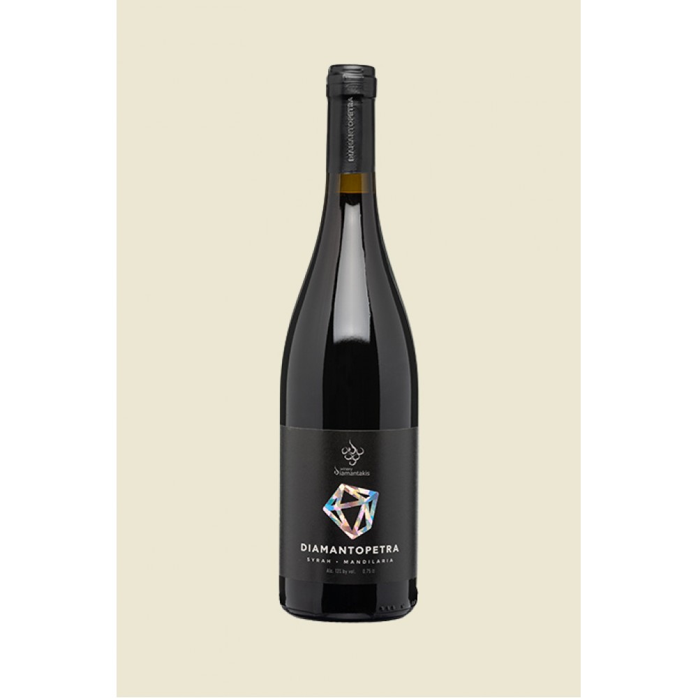 Διαμαντόπετρα Οίνος Ερυθρός Ξηρός 750ml - Οινοποιείο Διαμαντάκης