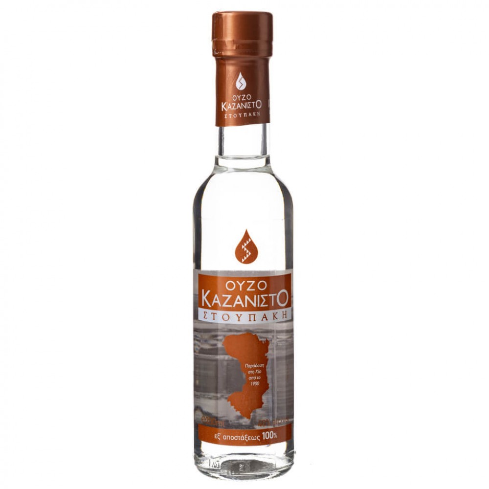 Ούζο Καζανιστό Στουπάκη 40% vol 200ml - Stoupakis