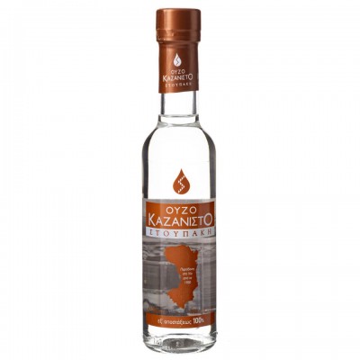 Ούζο Καζανιστό Στουπάκη 40% vol 200ml - Stoupakis