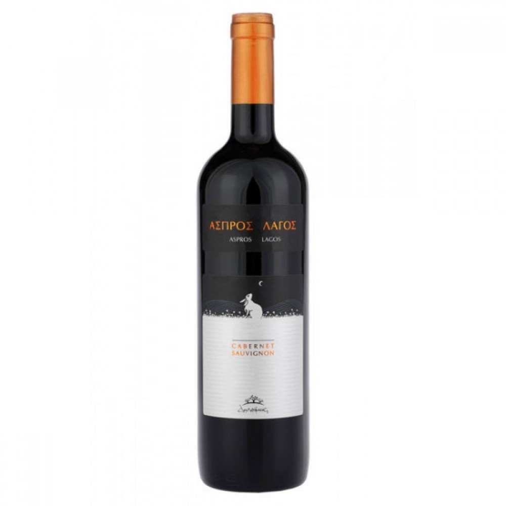 Άσπρος Λαγός Ερυθρό Κρασί Cabernet 2017 -Δουλουφάκης 750ml