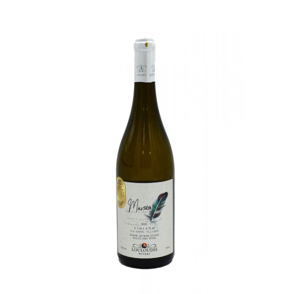 Μαντάτο Vidiano Οίνος Λευκός Ξηρός 750ml - Οινοποιείο Λουλούδης