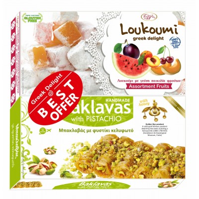 Μπακλαβάς 210gr & Λουκούμι 300gr - Ellie