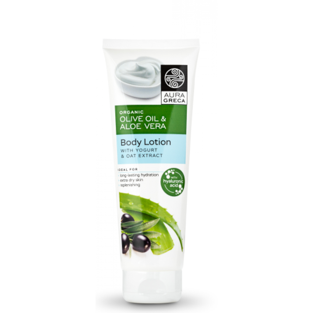 Λοσιόν Σώματος με Γιαούρτι & Βρώμη 250ml - Aura Greca