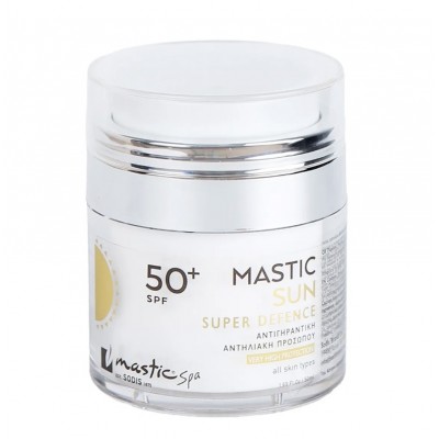 Mastic Sun Super Defence Αντιγηραντική Αντηλιακή Προσώπου SPF50+ 50ml - Mastic Spa