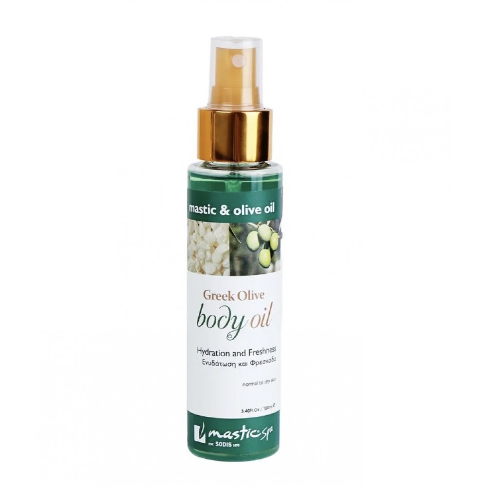 Greek Olive Body Oil Ενυδάτωση & Φρεσκάδα 100ml - Mastic Spa