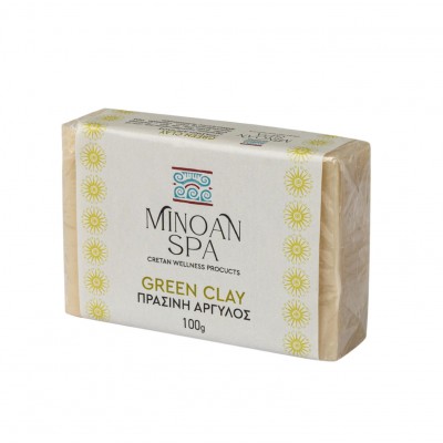 Σαπούνι Ελαιολάδου με Πράσινη Άργιλο -Minoan Spa 100γρ