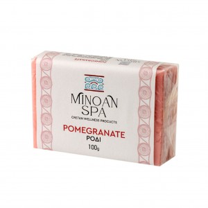 Σαπούνι Ελαιολάδου με Ρόδι -Minoan Spa 100γρ