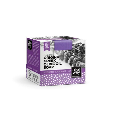 Φυσικό Σαπούνι Βιολογικού Ελαιολάδου με Λεβάντα -OliveWay 200γρ