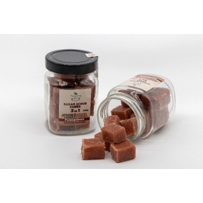 Απολεπιστικοί Κύβοι Ζάχαρης με Ρόδι 220gr - SoapingArt