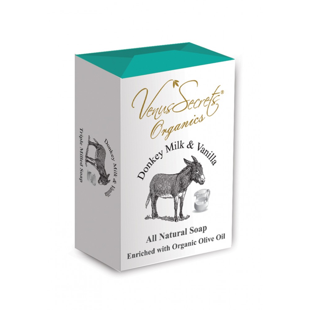 Σαπούνι με Γάλα Γαϊδούρας & Βανίλια -Venus Secrets 110gr