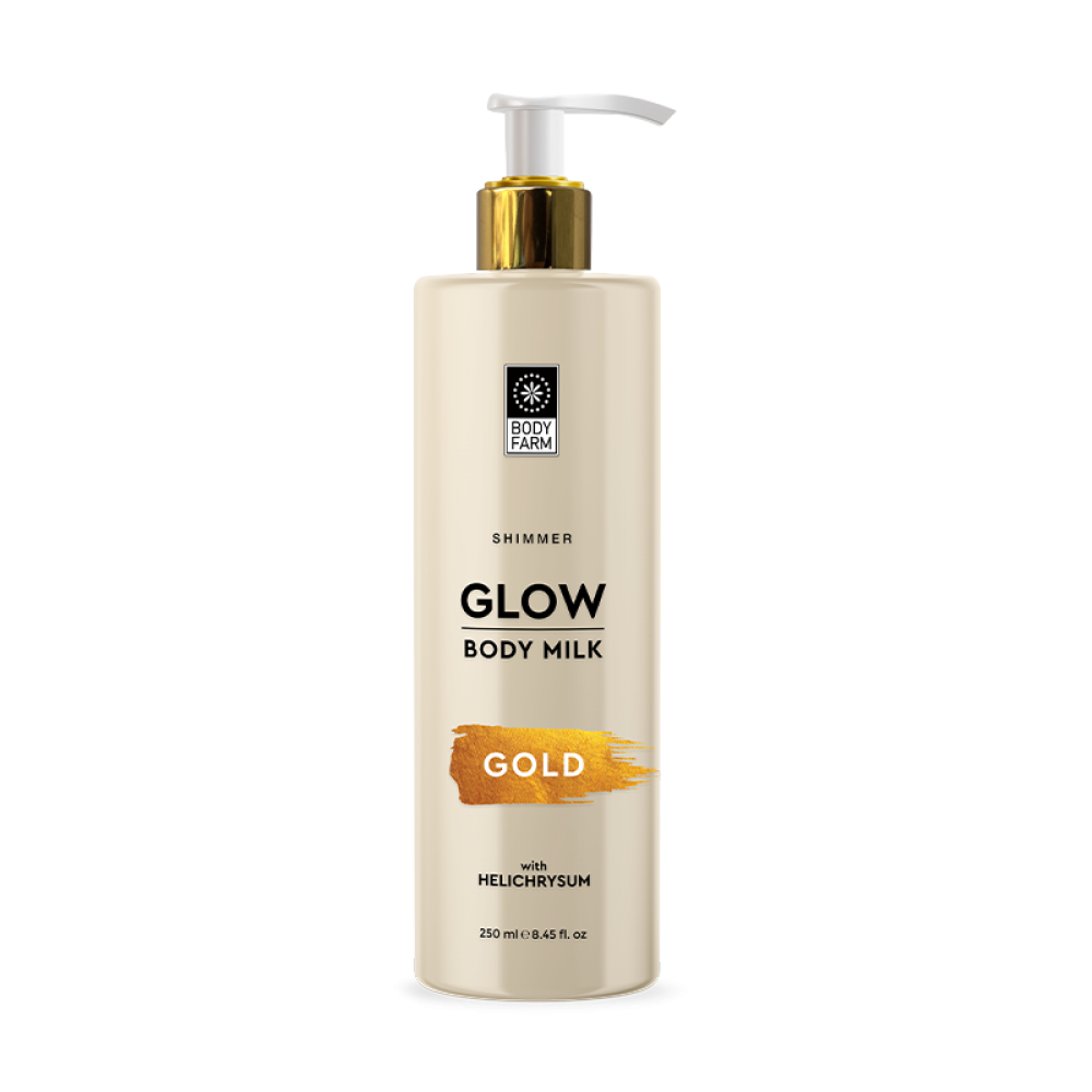 Shimmer Glow Γαλάκτωμα Σώματος Gold 250ml - Bodyfarm
