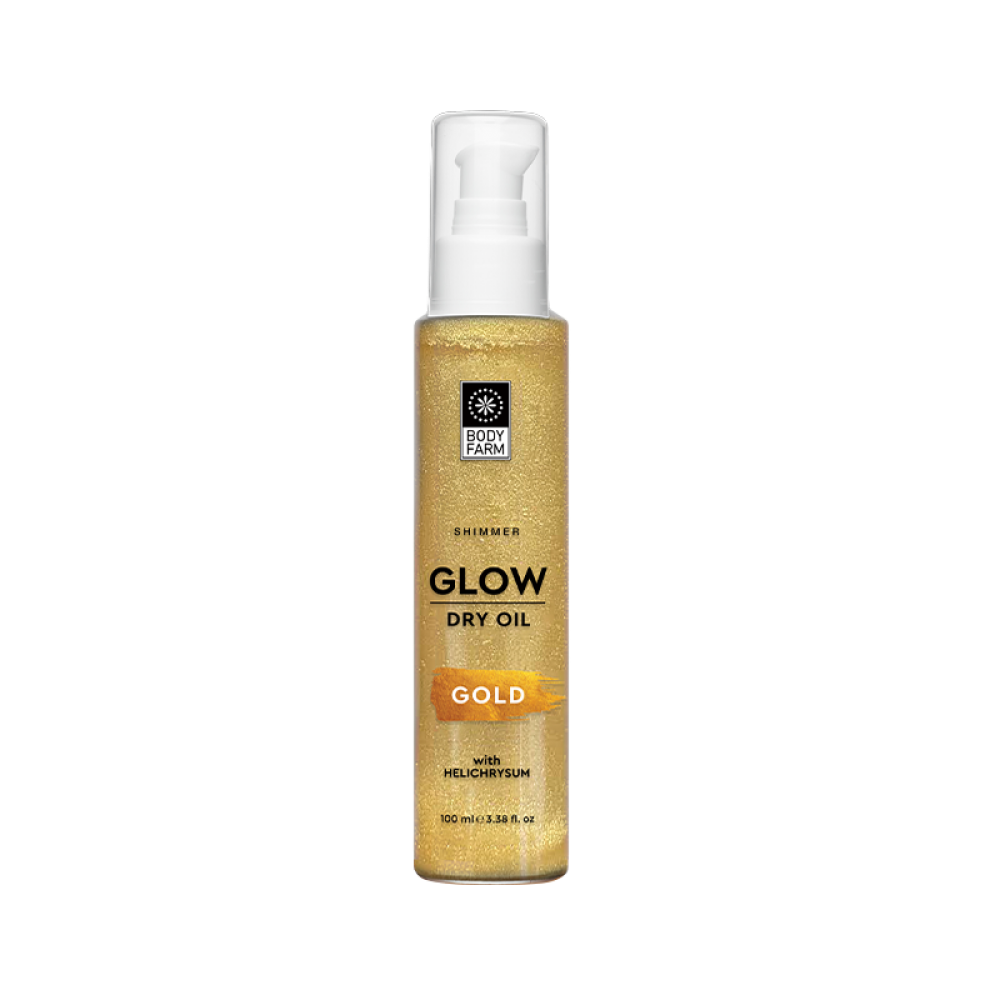 Shimmer Glow Ξηρό Λάδι Gold 100ml - Bodyfarm