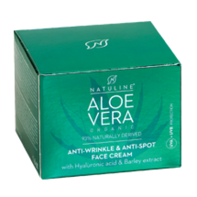 Natuline Aloe Vera Αντιρυτιδική & Anti-Spot Kρέμα Προσώπου 50ml - Bodyfarm