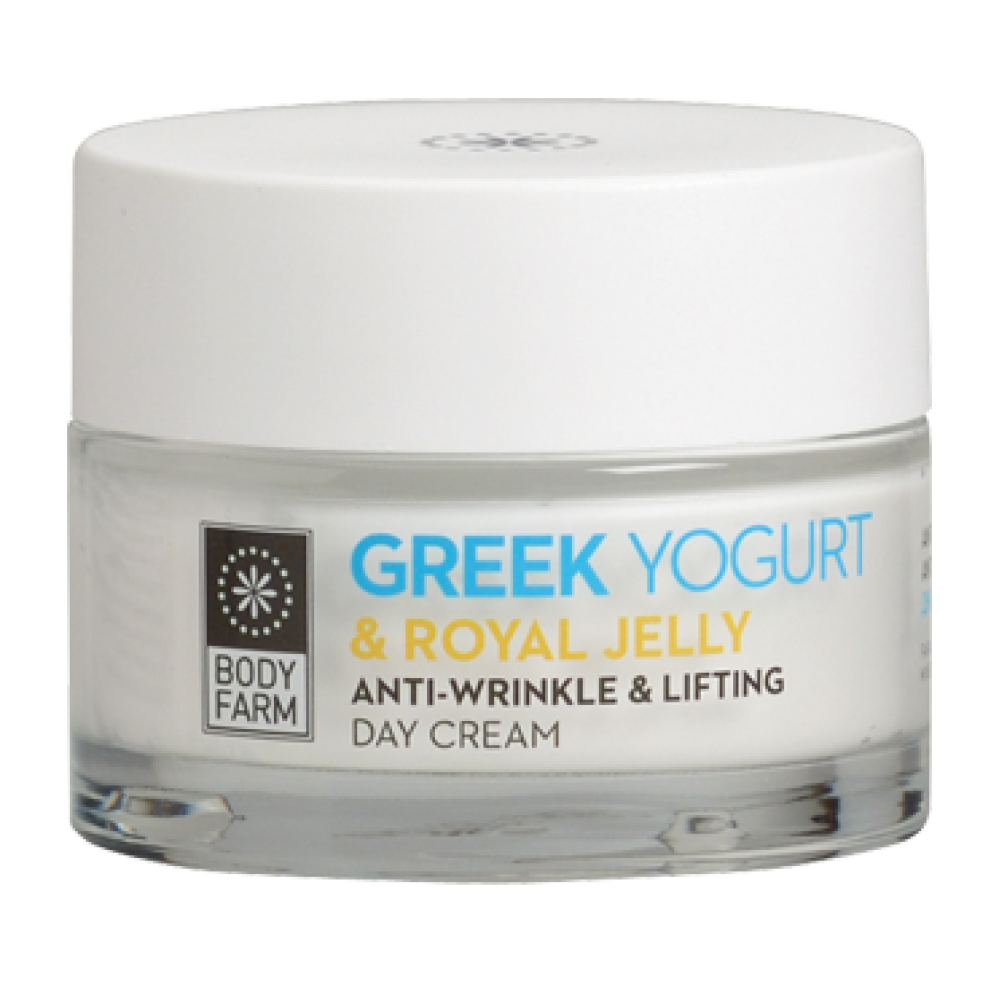 Greek Yogurt & Βασιλικός Πολτός Αντι-Ρυτιδική & Lifting Κρέμα Ημέρας 50ml - Bodfarm