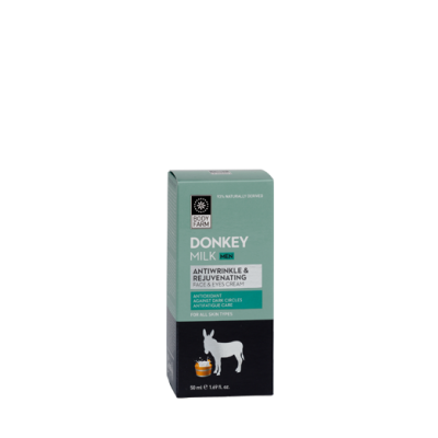 Donkey Milk Men Αντιρυτιδική & Αναζωογονητική Κρέμα Προσώπου & Ματιών 50ml - Bodyfarm