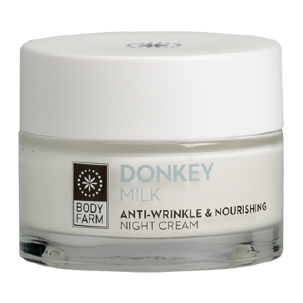 Donkey Milk Αντιρυτιδική & Θρεπτική Κρέμα Νύχτας 50ml - Bodyfarm