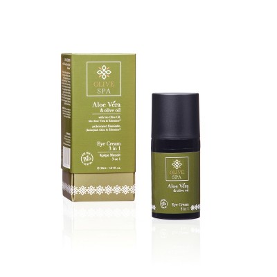 Aloe Vera & Olive Oil Κρέμα Ματιών 3 σε 1 30ml - Olive Spa