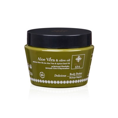 Aloe Vera & Olive Oil Βούτυρο Σώματος Delicious 250ml - Olive Spa
