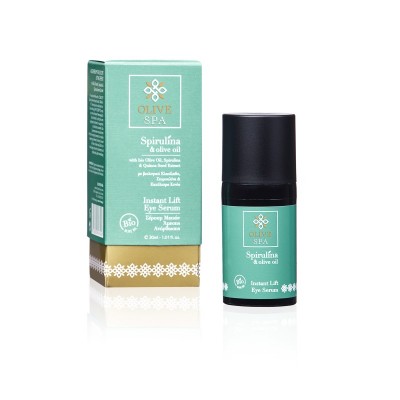 Spirulina & Olive Oil Serum Ματιών Άμεσης Ανόρθωσης 30ml - Olive Spa