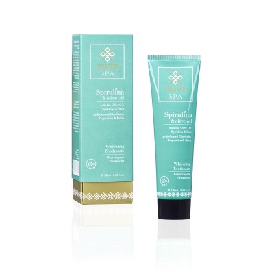 Spirulina & Olive Oil Οδοντόκρεμα Λεύκανσης 100ml - Olive Spa