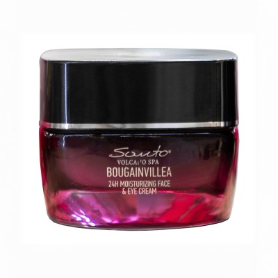 Santo Bougainvillea 24ωρη Ενυδατική & Αντιρυτιδική Κρέμα Προσώπου & Ματιών 50ml - Olive Spa