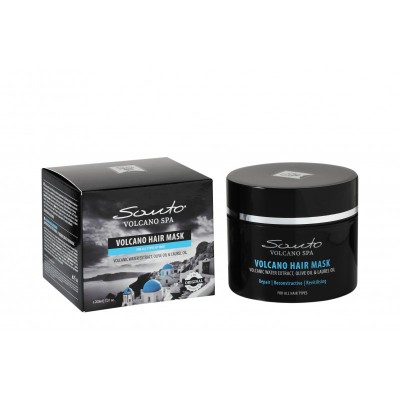 Santo Volcano Μάσκα Μαλλιών 200ml - Olive Spa