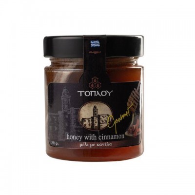 Κρητικό Μέλι Τοπλού με Κανέλα- Savidakis Family 250γρ