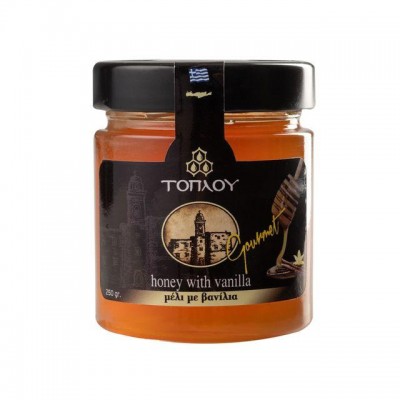 Κρητικό Μέλι Τοπλού με Βανίλια- Savidakis Family 250γρ