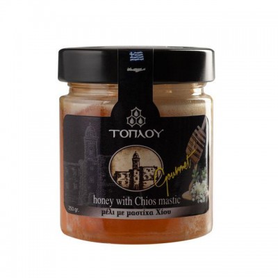 Κρητικό Μέλι Τοπλού με Μαστίχα Χίου- Savidakis Family 250γρ