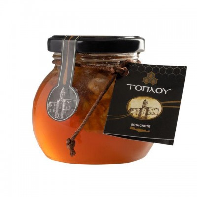 Μέλι Θυμαρίσιο ΤΟΠΛΟΥ με Καρύδια -Savidakis Family 250γρ