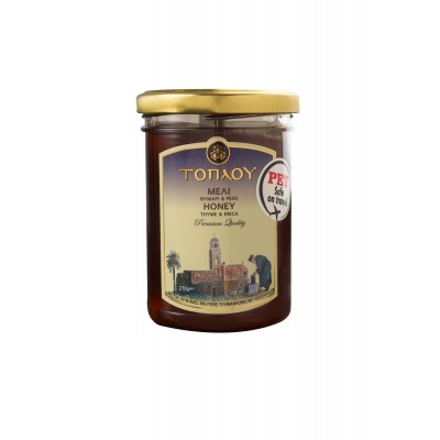 Μέλι Θυμάρι & Ρείκι ΤΟΠΛΟΥ Πλαστική Συσκευασία -Savidakis Family 270γρ