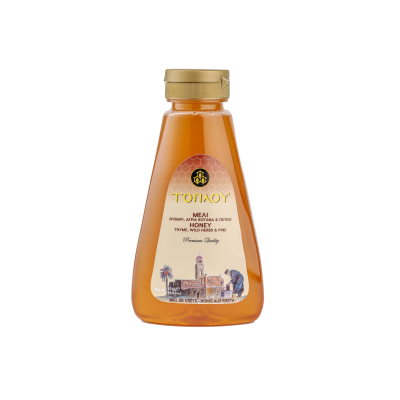 Squeeze Μέλι Θυμάρι -Πεύκο & Άγρια Βότανα Τοπλού-Savidakis Family 500γρ