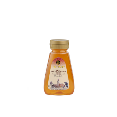 Squeeze Μέλι Θυμάρι -Πεύκο & Άγρια Βότανα Τοπλού -Savidakis Family 250γρ