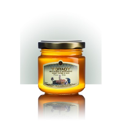 Μέλι Θυμάρι & Φασκόμηλο ΤΟΠΛΟΥ- Savidakis Family 140γρ
