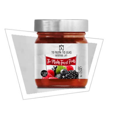Μαρμελάδα Φρούτα του Δάσους Χωρίς Ζάχαρη -To filema tis Lelas 240γρ