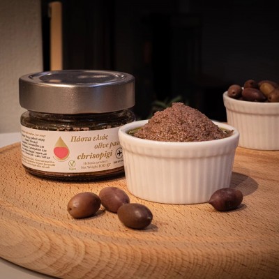 Πάστα Ελιάς απο Κορωνέικες Βιολογικές Ελι΄ες 180gr - Chrisopigi